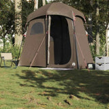 Shower Tent 2-Person Brown Waterproof 4009537