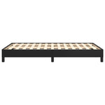 Bed Frame without Mattress Black 120x190 cm Small Double Faux Leather 379496
