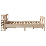 Bed Frame without Mattress 120x200 cm Solid Wood Pine 3306189