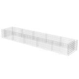 Gabion Raised Bed Galvanised Steel 450x90x50 cm 143553
