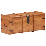 ZNTS Storage Chest 90x40x40 cm Solid Acacia Wood 289643