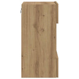 Wall Cabinets with LED Lights for TV 2 pcs Artisan Oak 40x30x60,5 cm 857681