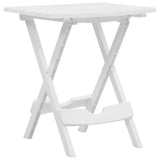 Folding Garden Table 45.5x38.5x50 cm White 47690