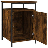 Bedside Cabinets 2 pcs Smoked Oak 40x42x60 cm Engineered Wood 825868