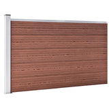 Garden Fence WPC 175x105 cm Brown 49074