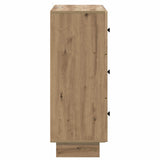 Drawer Cabinet Artisan Oak 66 x 34.5 x 90 cm Engineered Wood 893924