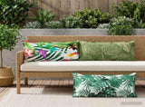 Cushion Leaf with Pillow HOUTEN 6 pcs Leaf Design Polyester 934076