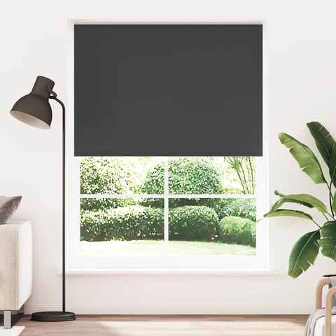 Roller Blind Blackout 160 x 230 cm Black 240181