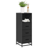 Bathroom Cabinet Black 35x37.5x100 cm Engineered Wood 849249