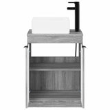 Bathroom Furniture Set Grey Sonoma Engineered Wood 3404228