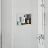 Shower Niche Silver 30 x 20 x 9.5 cm Stainless Steel 42012662
