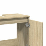 Sink Cabinet Sonoma Oak 58x33x60 cm Engineered Wood 847407
