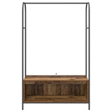 Clothes Rack Brown Oak 100 x 44 x 160 cm Engineered Wood 868455