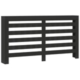 Radiator Cover Black 175x20x82 cm Engineered Wood 852754