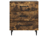 Bedside Cabinet Smoked Oak 43 x 41 x 66.5 cm Engineered Wood 894790