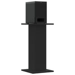 ZNTS Speaker Stands 2 pcs Black 30x30x60 cm Engineered Wood 852655