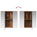 Bathroom Mirror Cabinet Old Wood 70 x 14.5 x 70 cm 889093