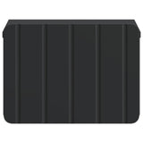 Wall-Mounted Bedside Cabinet 2 pcs Black 33 x 34.5 x 24 cm 898258