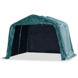 Removable Livestock Tent PVC 550 g/m 3.3x3.2 m Dark Green 3055647