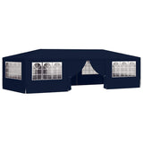 Professional Party Tent with Side Walls 4x9 m Blue 90 g/m 48530