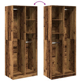 Wardrobe Old Wood 80x50x200 cm Engineered Wood 3307763