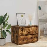 Storage Cabinet Smoked Oak 80 x 48 x 57 cm Engineered Wood 888822