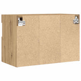 TV Wall Cabinet with LED 2 pcs Artisan oak 60 x 30 x 40 cm 862209
