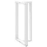 Bar Table Legs T-Shaped 2 pcs White 60x35x cm Steel 4013105