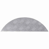 Stair Tread Crescent 15 pcs Silver 60 x 18 x 2.5 cm Aluminium 4104231