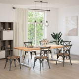 Dining Table Legs V-Shape 2 pcs White 70x cm Steel 4012569