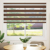 Zebra Blind Brown 160x100 cm Fabric Width 155.9 cm Polyester 4014325