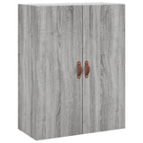 Highboard Grey Sonoma 69.5x34x180 cm Engineered Wood 3196049