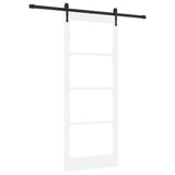Sliding Door Manual White 86 x 211 cm Wood and metal 3332342