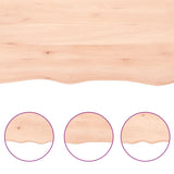 ZNTS Wall Shelf 60x40x cm Untreated Solid Wood Oak 363529