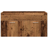 5 Piece Bathroom Furniture Set Old Wood Engineered Wood 3328597