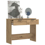 Console Table Artisan Oak 90x36x75 cm Engineered Wood 856946