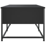 ZNTS Coffee Table Black 100x51x40 cm Engineered Wood 833970