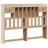 Bookcase Bed without Mattress 160x200 cm Solid Wood Pine 3321747
