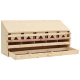 Chicken Laying Nest Brown and natural wood colour 170659