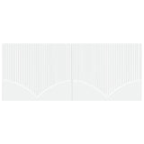 Wall-Mounted Headboard HOORN White Engineered Wood 897405