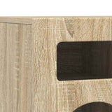 TV Cabinet Sonoma Oak 80 x 35 x 40 cm Engineered Wood 891276