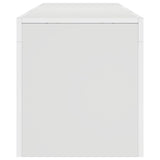 TV Cabinet with LED Lights White 140x36.5x40 cm 804364