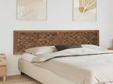 Bed Headboard Natural Solid Teak Wood 42024563