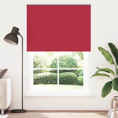 ZNTS Roller Blind Blackout Red 165x230 cm Fabric Width 161.6 cm Polyester 4011869