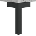 Highboard Concrete Grey 34.5x34x180 cm Engineered Wood 3198853