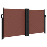 Retractable Side Awning Brown 120x1200 cm 4004794