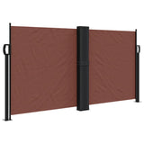 Retractable Side Awning Brown 120x600 cm 4004599
