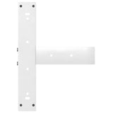 Dining Table Legs T-Shaped 2 pcs White 50x35x cm Steel 4013049