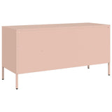 TV Cabinet Pink 100.5x39x50.5 cm Steel 843037