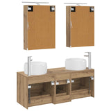 Bathroom Furniture Set 5 pcs Artisan Oak 3407046